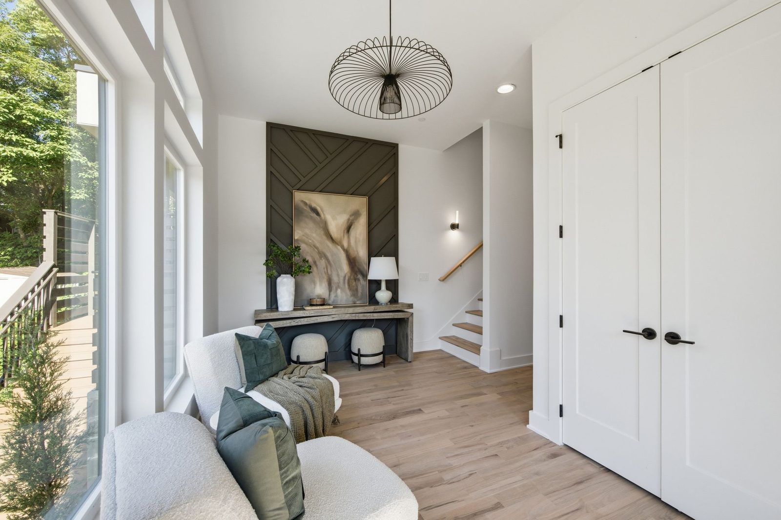 Living & stair