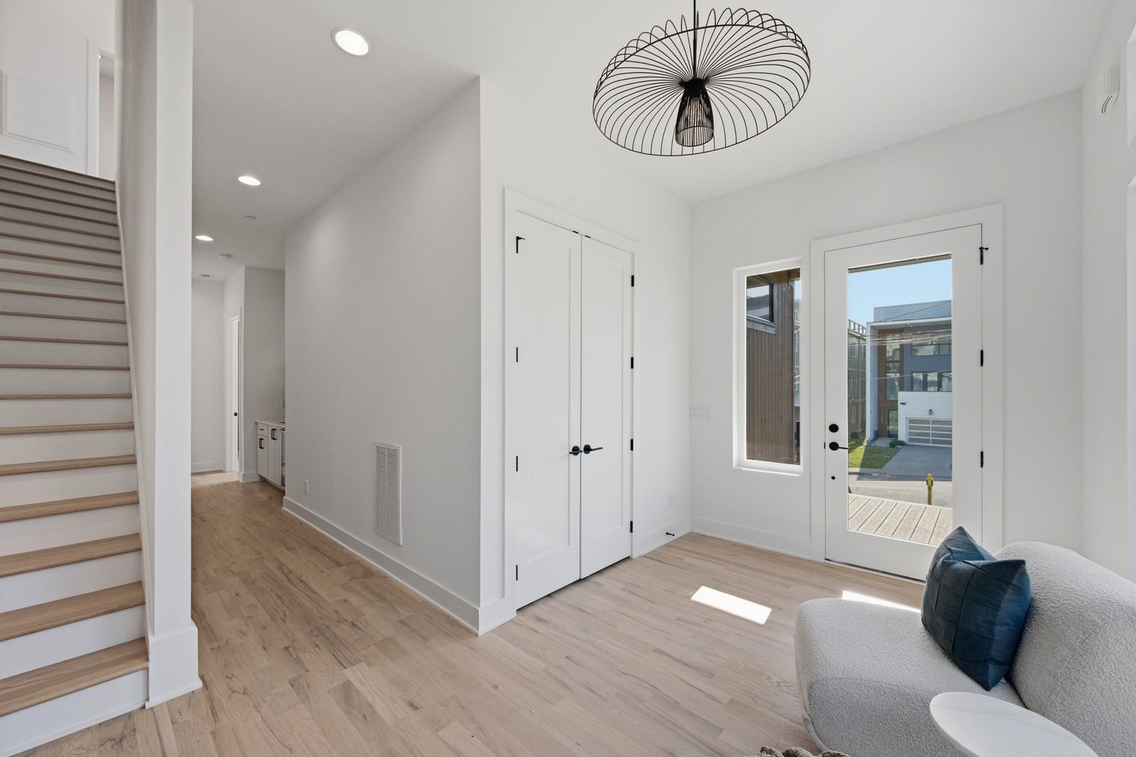 Entry & stair hall